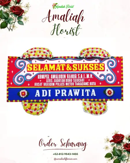 Papan Bunga Ucapan Selamat Kikim Timur